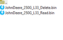 John Deere 250G L33 Delete